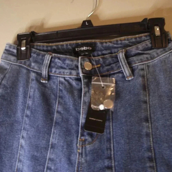 NWT Bebe High Waist Women's Wide Leg Western Jeans Sz 27 - Picture 3 of 8